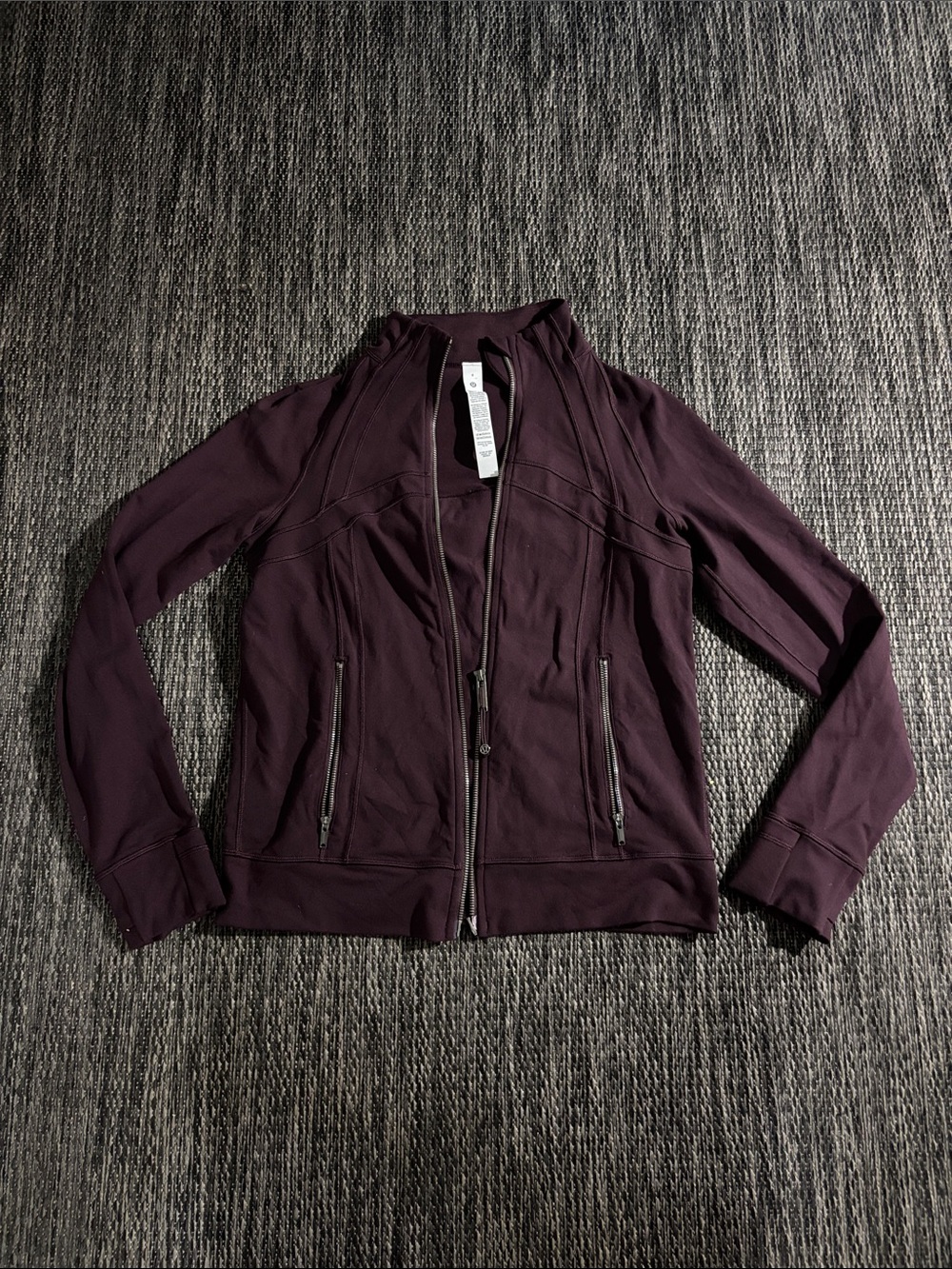 Lululemon Define Track Jacket Running *Luon Burgundy Size 6